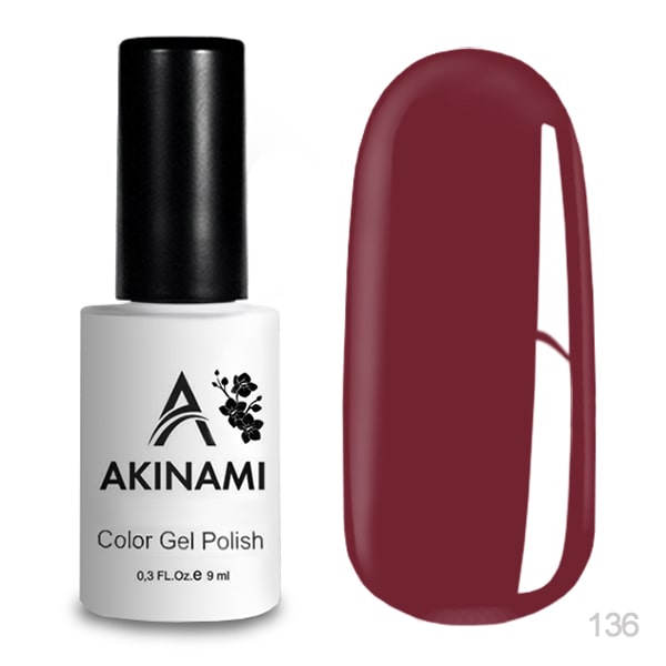 Гель-лак Akinami 136, 9мл. Гель-лак Akinami 136, 9мл.