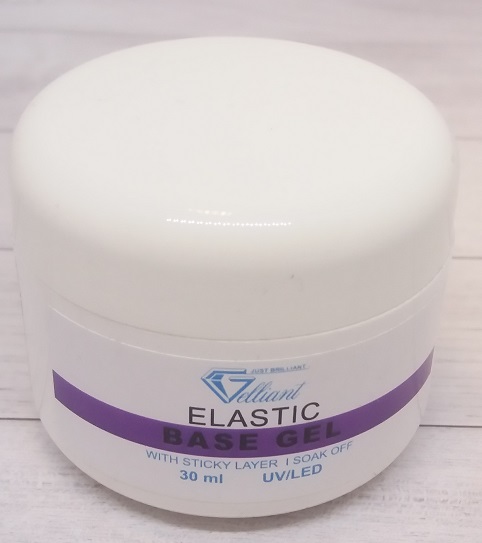 Каучуковая база UV/LED Elastic base Gelliant 30мл. Каучуковая база UV/LED Elastic base Gelliant 30мл.