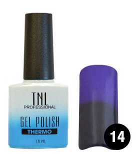 Гель-лак TNL Термо №14 Сапфировый/фиолетовый, 10 мл Гель-лак TNL Термо №14 Сапфировый/фиолетовый, 10 мл