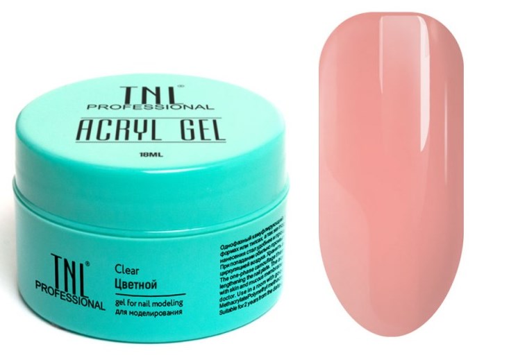 Acryl Gel TNL - камуфлирующий натуральный розовый, 18мл. Acryl Gel TNL - камуфлирующий натуральный розовый, 18мл.