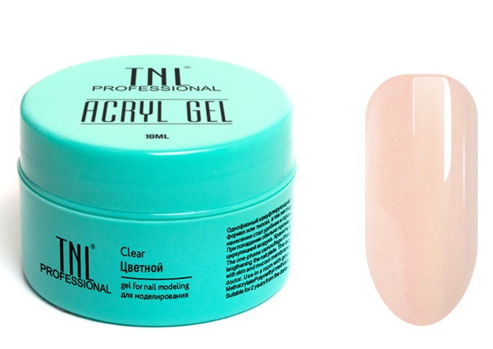 Acryl Gel TNL - камуфлирующий бежевый, 18мл. Acryl Gel TNL - камуфлирующий бежевый, 18мл.