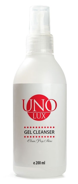 Uno Lux Gel Cleanser для обезжиривания и снятия дисперсионного слоя, 200 мл. Uno Lux Gel Cleanser для обезжиривания и снятия дисперсионного слоя, 200 мл.