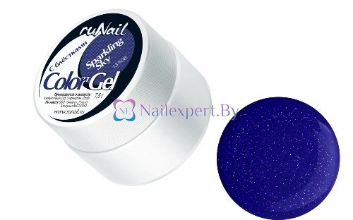 Цветной гель с блестками Sparkling Sky (звездное небо) ruNail 0930, 7,5гр. Цветной гель с блестками Sparkling Sky (звездное небо) ruNail 0930, 7,5гр.