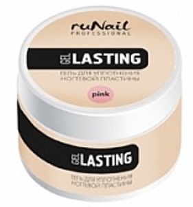Гель для уплотнения ногтевой пластины Lasting gel Runail розовый, 15г. Гель для уплотнения ногтевой пластины Lasting gel Runail розовый, 15г.